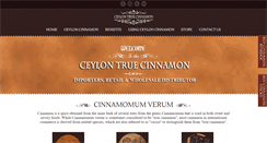 Desktop Screenshot of ceylontruecinnamon.com